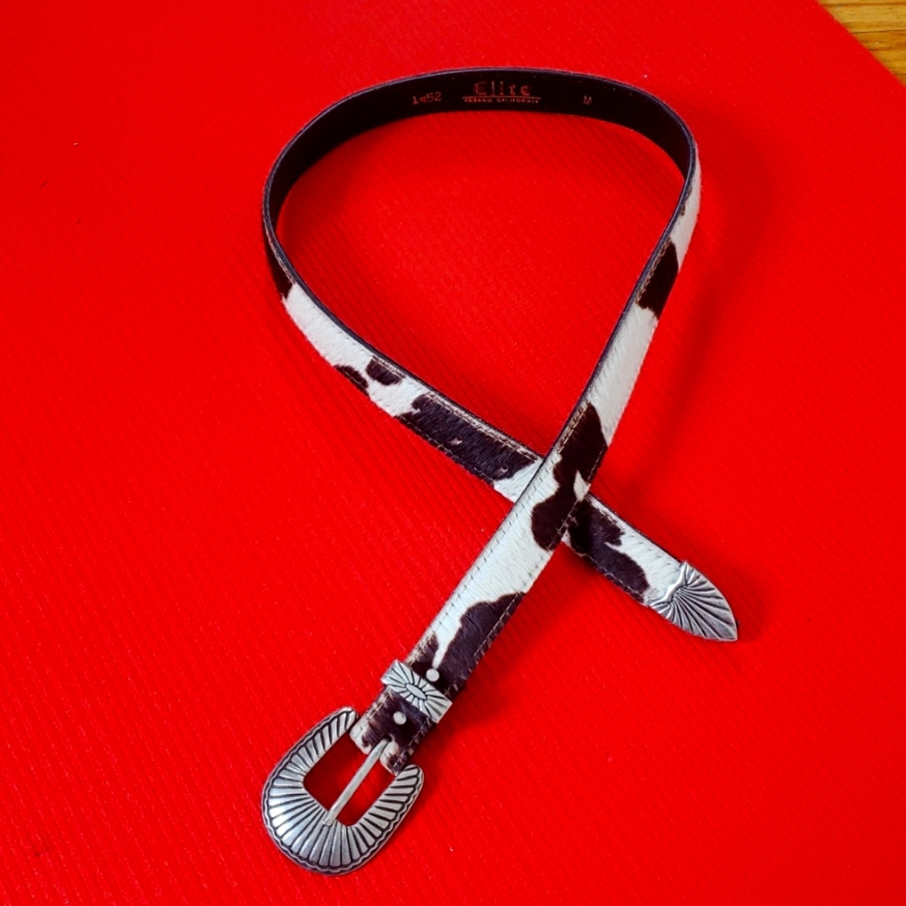 Cowhide belt